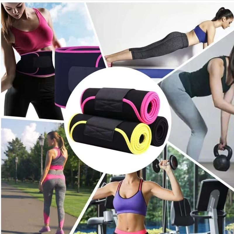 Sports Waist Trainer for Women, Waist Trimmer Cincher, 1 Count Adjustable Velcro Waist Trimmers, Fitness Accessories for Home Gym Workout, Waist Trimmer Belt