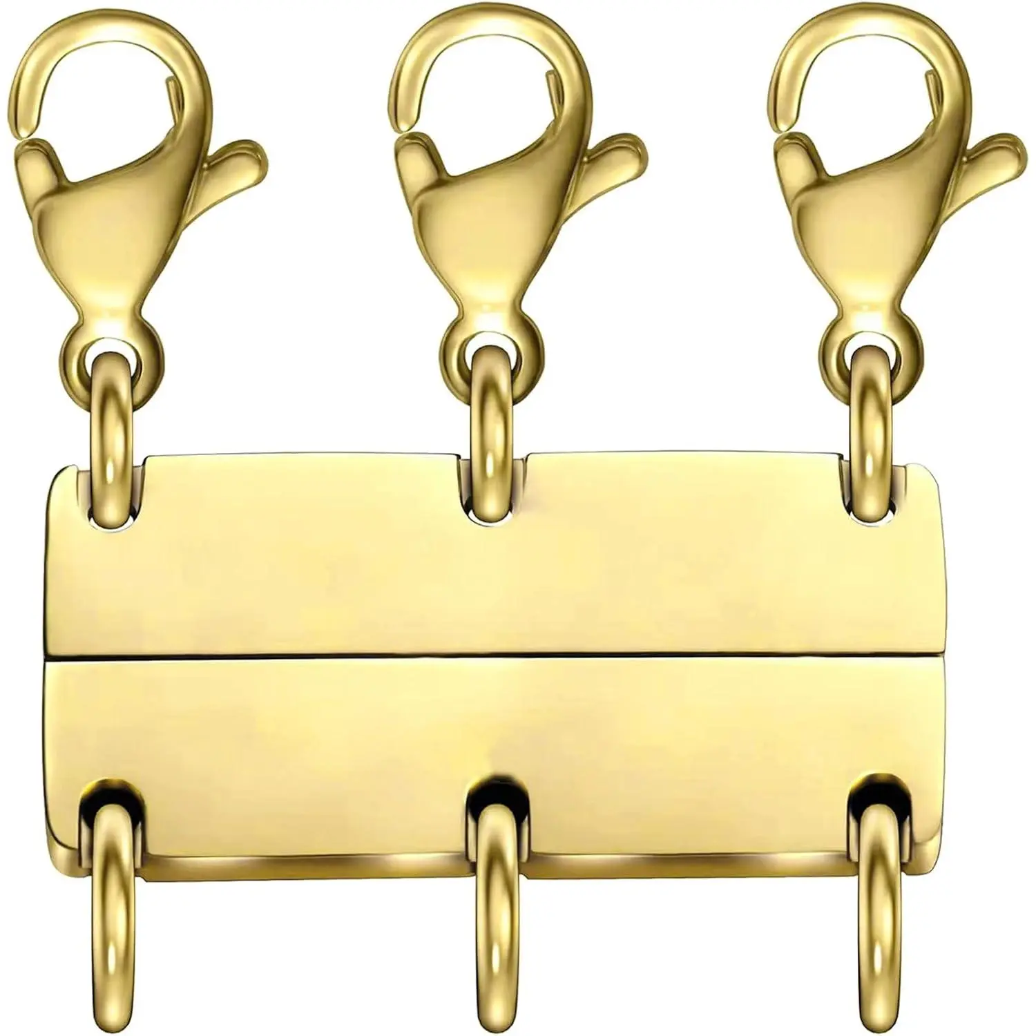 Multi Necklace Layering Clasp   Clasps |  and  Necklace Separator for Layering, Necklace Stack Clasp for Women, Multiple  Closures for Layered Look