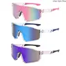 XUH Women's 1-Piece Mirrored Lens Sports Sunglasses for Adults - UV400 Sun Shield, Glare Cut, Windproof, Outdoor Cycling Accessories, Fashion Eyewear,sohochic