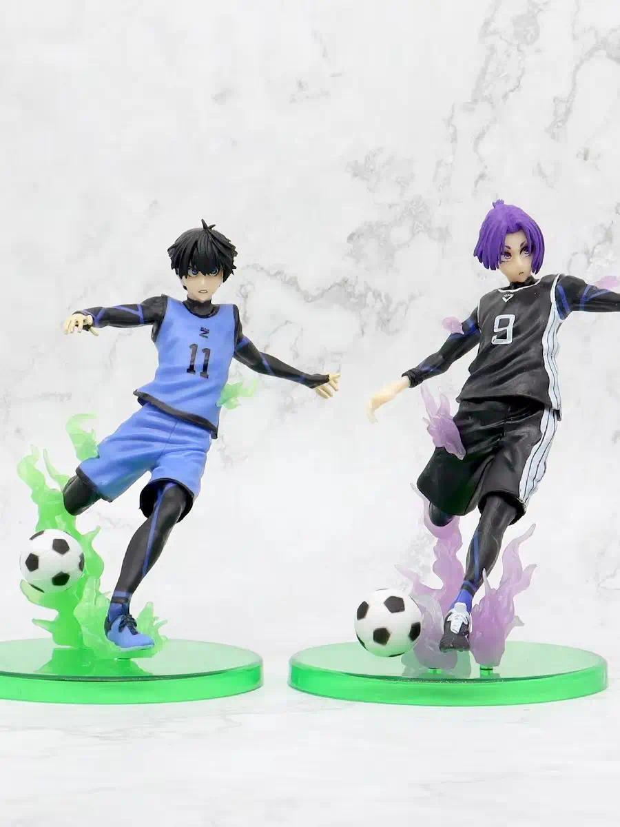 Captain Tsubasa Anime Figures Doll Isagi Yoichi Nagi Seishiro Bachira Meguru Mikage Reo Action  Model Toys for Children Gift