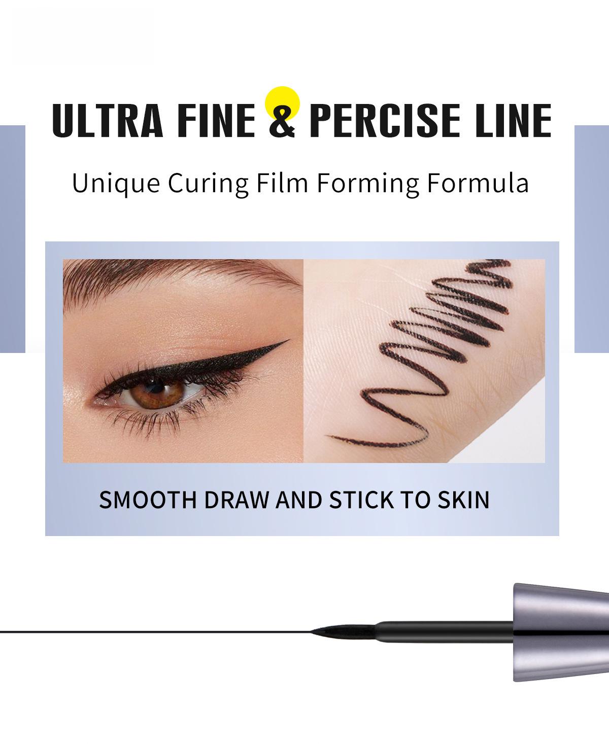 Waterproof, long-lasting, non-smudging, quick-drying, non-fading eyeliner for beginners, in stock
