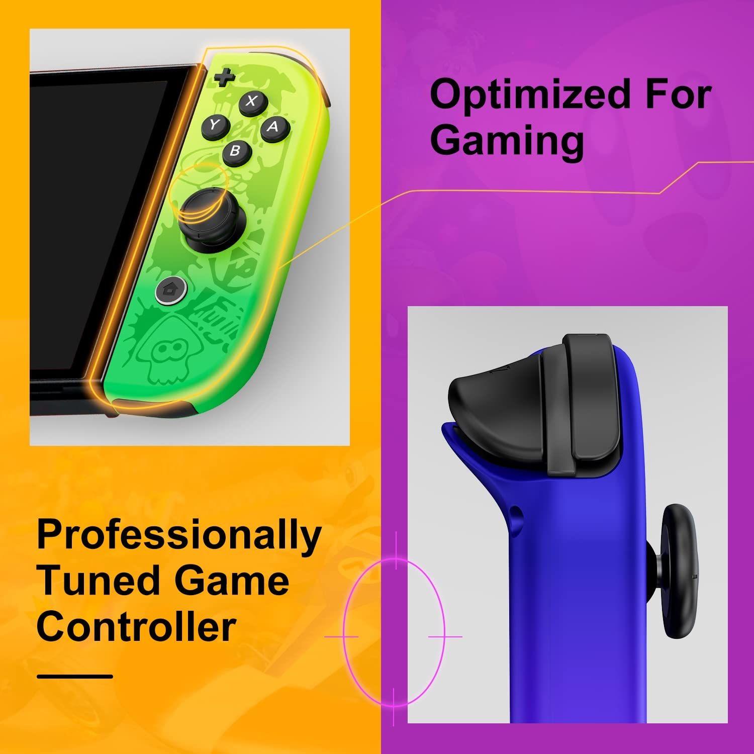 Wireless Controller, 1 Set Wireless Joypad Game Controller with Dual Vibration, Dual Joystick & Motion-Control, Gaming Controllers, Game Console Accessories for Switch/Switch Lite/OLED