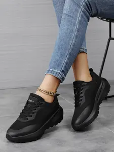 Women's Slip-Resistant Running Shoes, Lightweight Soft Ankle Support, Shock-Absorbing Sole, All-Season Versatile Footwear