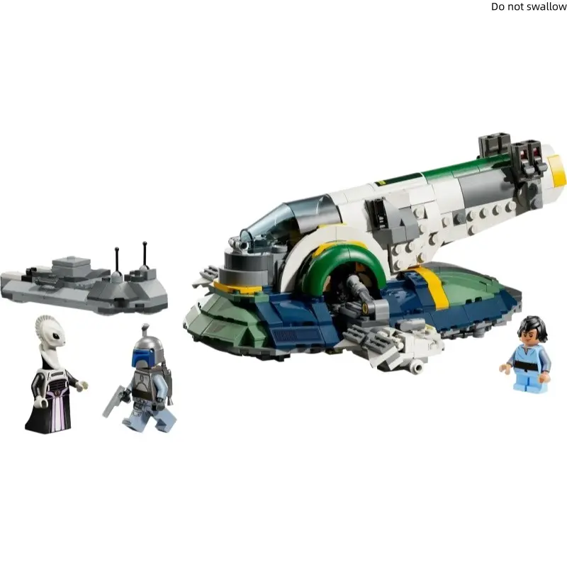 New 707-Piece Jango Fett Starship Building Set, Adult and Kids Toy Gift, Birthday Present for Boys and Girls, Building Blocks Set, Diy Building Model, Assembly Blocks Set, Building Block Sets