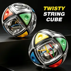 Twisty String Cube, Puzzle Educational Toy, Unlocking Puzzle, Magic Cube Ball, Collectible Souvenirs, Holiday Gift