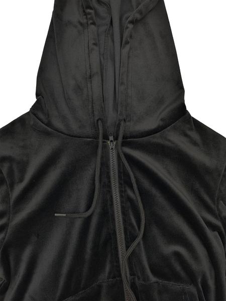 Two-Piece Set Women's Solid Zip Up Hoodie & Drawstring Waist Pants, Casual Long Sleeve Hooded Top & High Waist Trousers for Daily Wear, Ladies Outfits for All Seasons