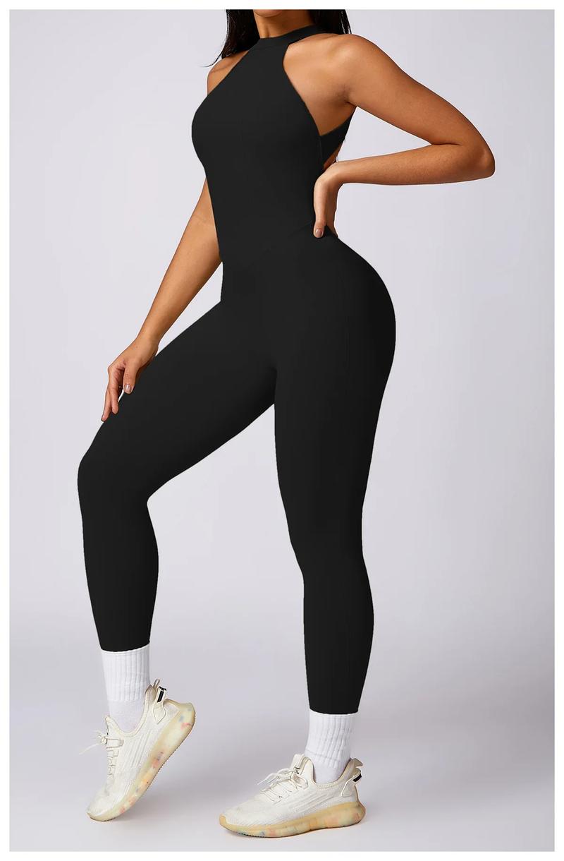 Romper Backless Set Workout Jumpsuit Fitness Bodysuit Siamese Sportswear Women Tracksuit Gym Clothes One-piece Playsuit Yoga Set