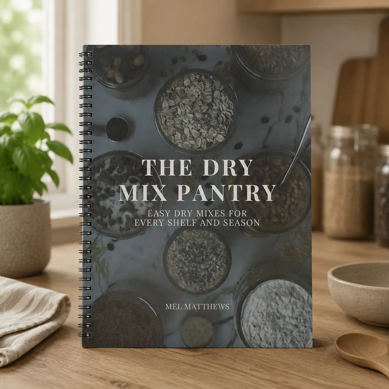 Dried Food Storage Recipe Book, Simple Mixing Formula Coil Cookbook, Seasonal Dry Powder Ingredient Guide, Home Cooking Manual, Dry Mix Pantry Cookbook