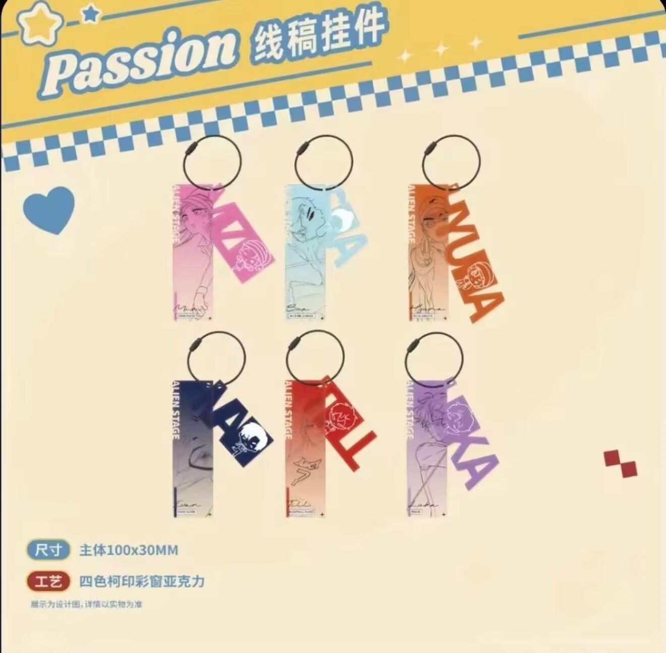 New Genuine Alien Stage Blind Box Alien Stage Badge Blind Box Pin 3rd Anniversary Mizi Till Luka Sua Acrylic Stand Gift Toy