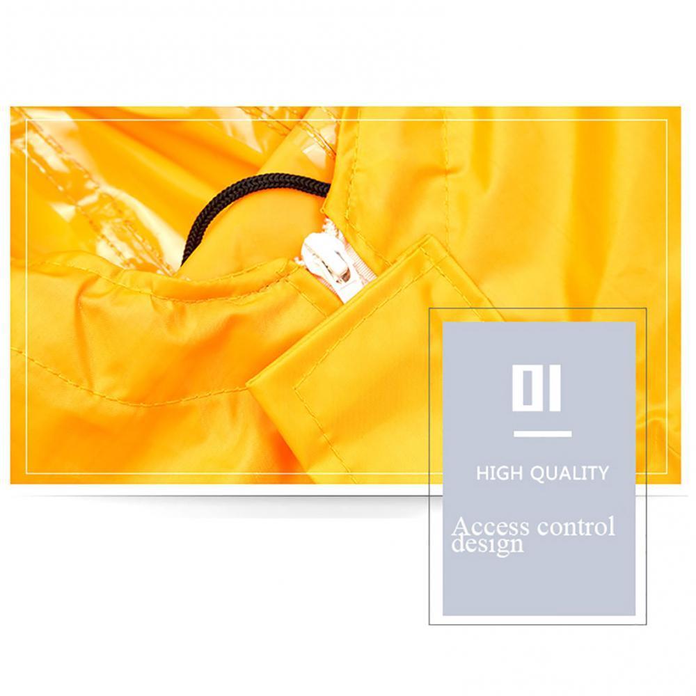 Work Raincoat Unisex One piece Coveralls Uniform Waterproof Poncho Hooded Raincoat Jumpsuit Thicken Rainwear Work Protection