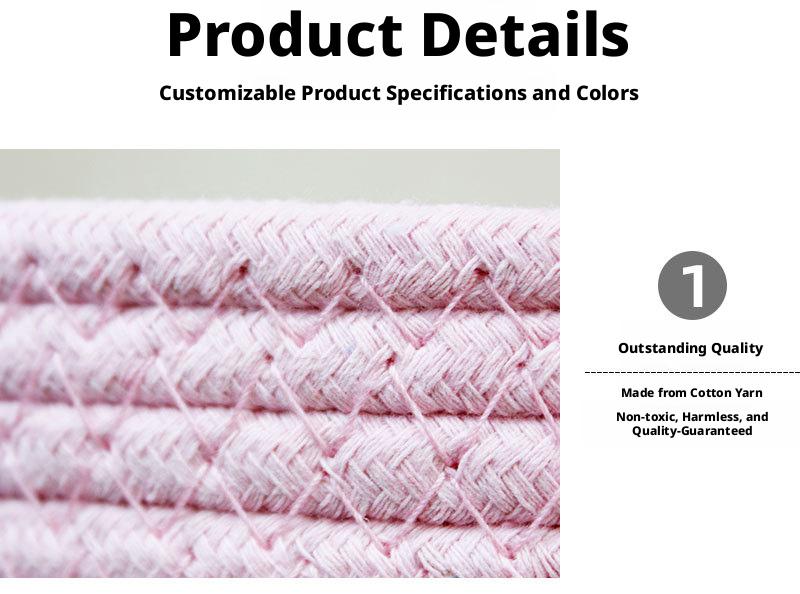 8mm*10meters core-spun cotton rope for DIY weaving, round drawstring, pull cord, craft cord, drawstring cord.