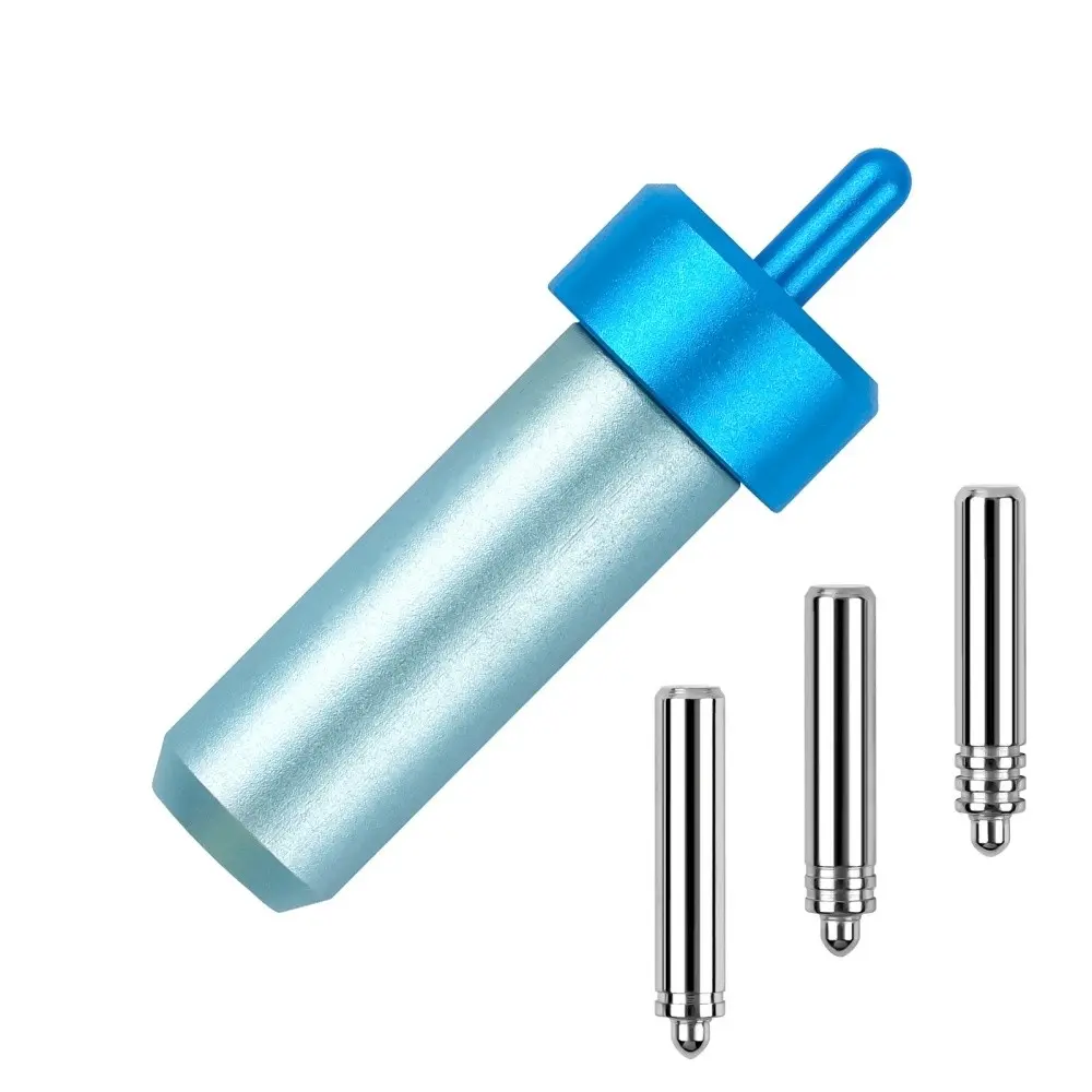 3-In-1 Foil Transfer Tool Kit, Mini Desktop Craft Machine Accessory, Cards, Includes Fine Medium Bold Interchangeable Transfer Tips & Tool Housing for Portable Die Cutters