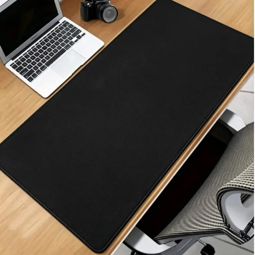 Large Edge Polyester Rubber Mouse Pad, Smooth Flat Large Size Keyboard Desk Mat, Anti-Slip Desktop Pad for Gaming Office Home Use, Office Accessories