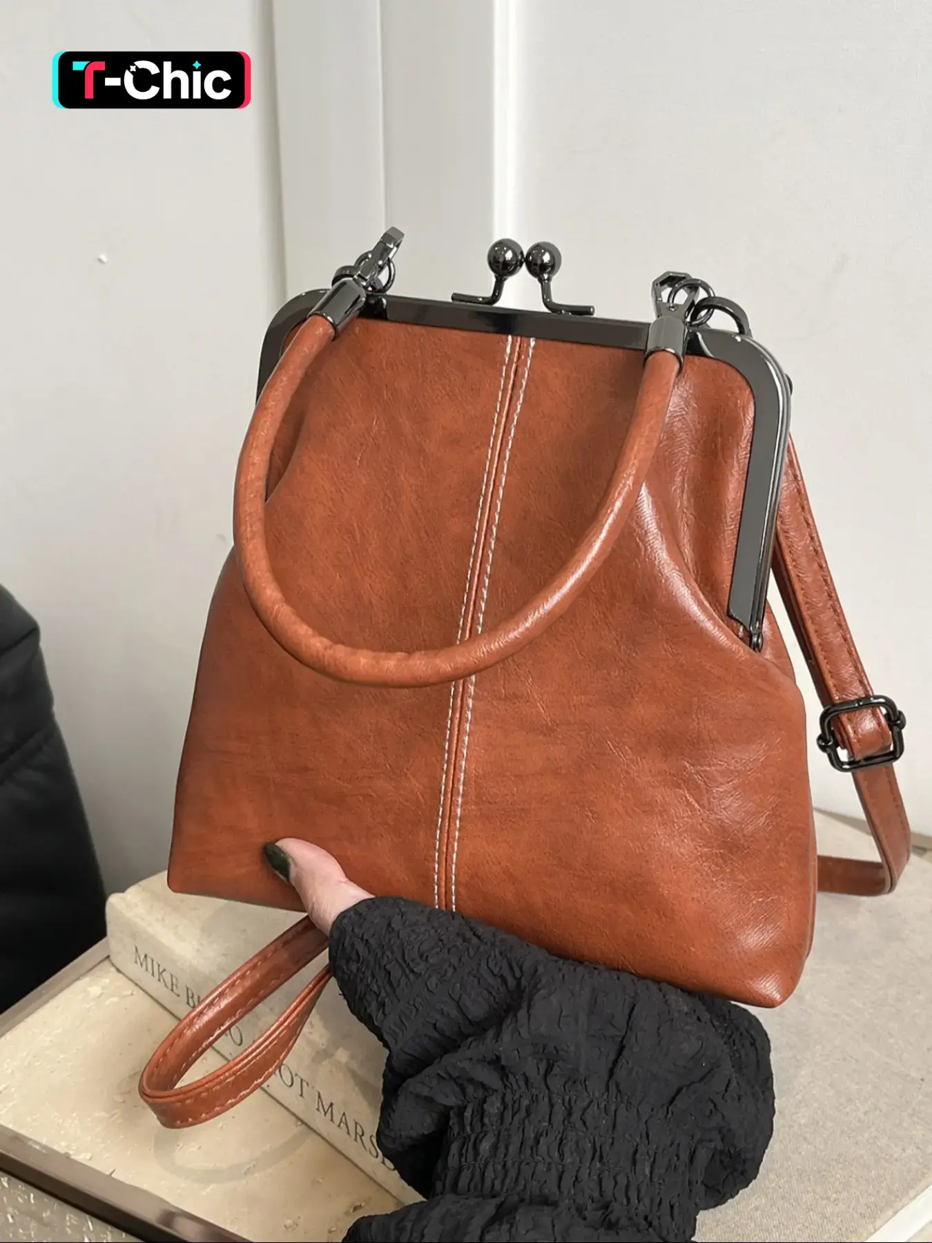 Fashion Vintage Shell Women's Handbag, Casual Trendy Versatile Shoulder Bag, Commuter Party Shopping Crossbody Bag, Labor Day Gift, Fashionable Unique Bags