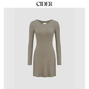 Cider [size 0-10] Round Neck Cut Out Mini Dress SummerFinds