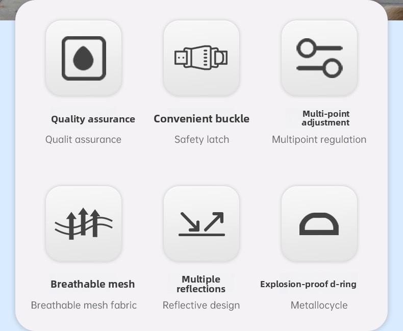 Cross-border large dog leash, anti-shock dog harness, reflective dog walking leash, vest-style collar for medium and large dogs