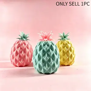 Stress Relief Pineapple Squeeze Toy, Realistic Fruit Stress Ball, Relaxing Unboxing Toy, Ab-Wg-G1 Model, Perfect for Anxiety Relief