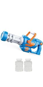 Metal Portable Multifunctional Bubble Making Machine, Professional Automatic Bubble Maker with High Output for Outdoor/Indoor Use, Wireless Remote Control (Black)