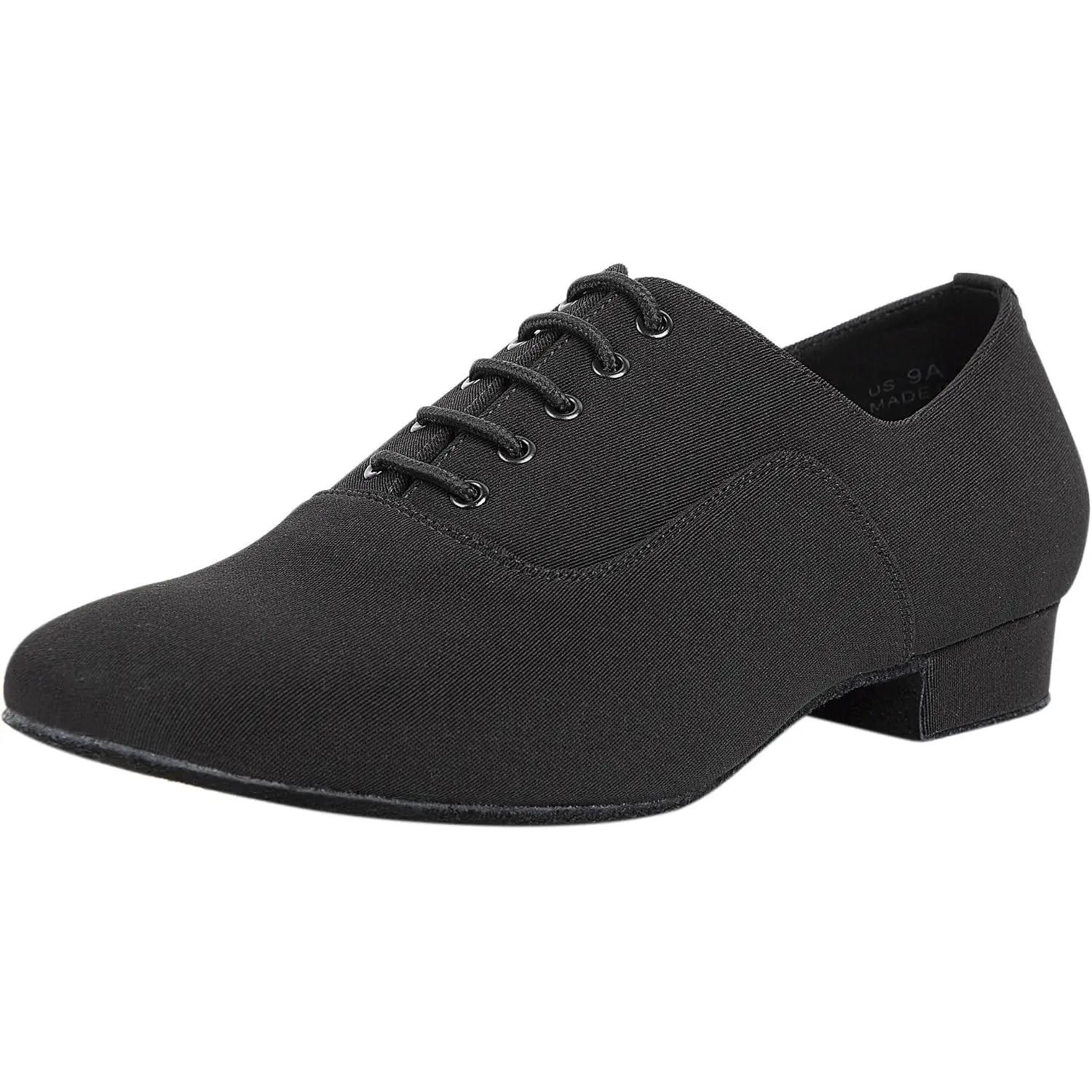 Men's Breathable Oxford Latin Dance Shoes 1 Inch Leather Sole Ballroom Salsa Tango Waltz Character Shoes(Gift)