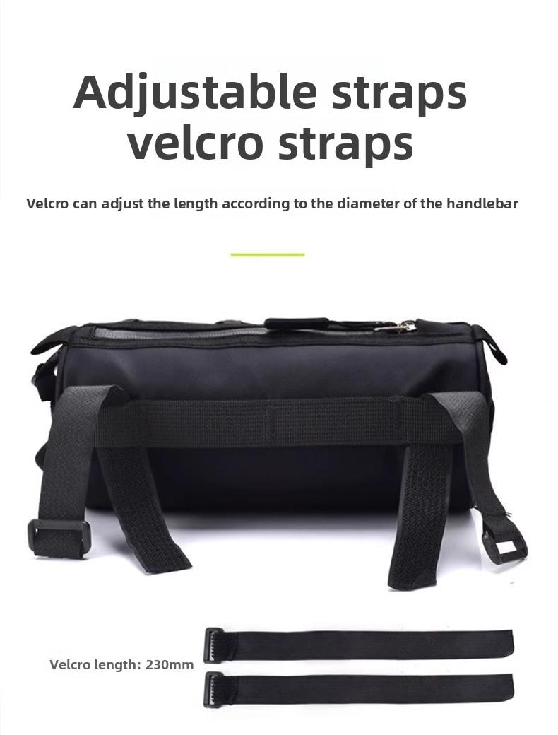 Nylon Fabric Road Bike Bag 2.5L Waterproof Multifunctional Cycling Bag in Purple Black Green Pink 23.5x11cm