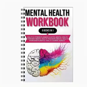 All-In-One Mental Health Planner, Self Care & Fitness Tracking, Prompt Workbook, Essential Tool for Wellness Management, Daily Planning Guide