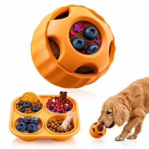 Interactive Dog Toys for Boredom - Dog Treat Molds Silicone Healthy Treats for Dogs Enrichment Toy for Frozen in Summer - for Large Small medium Pups