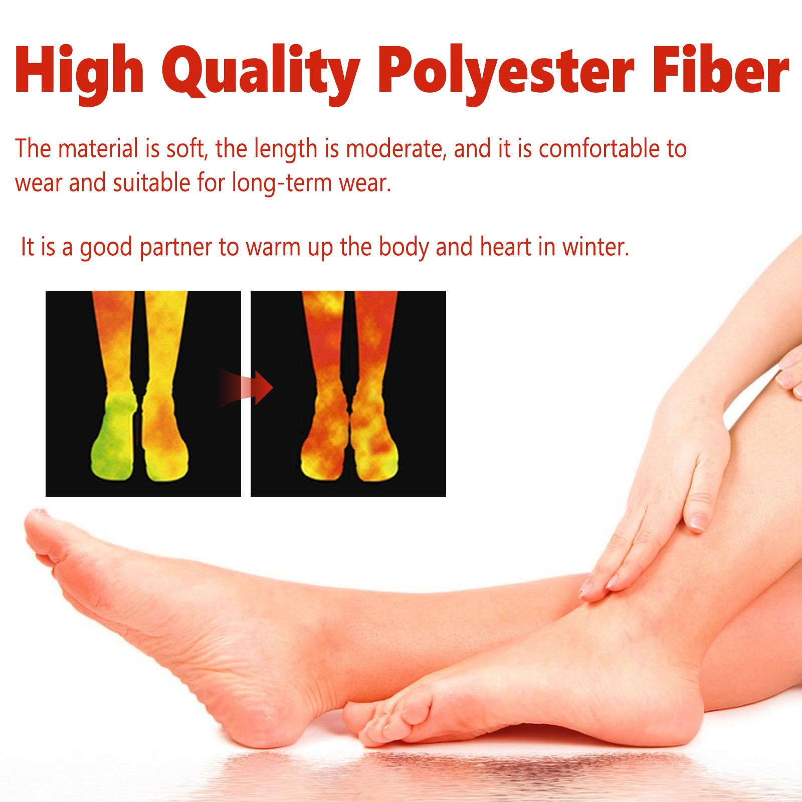 Houkea Foot Massage Warm Socks Winter Outdoor Sports Windproof Cold-proof Warm Foot Care Massage Socks