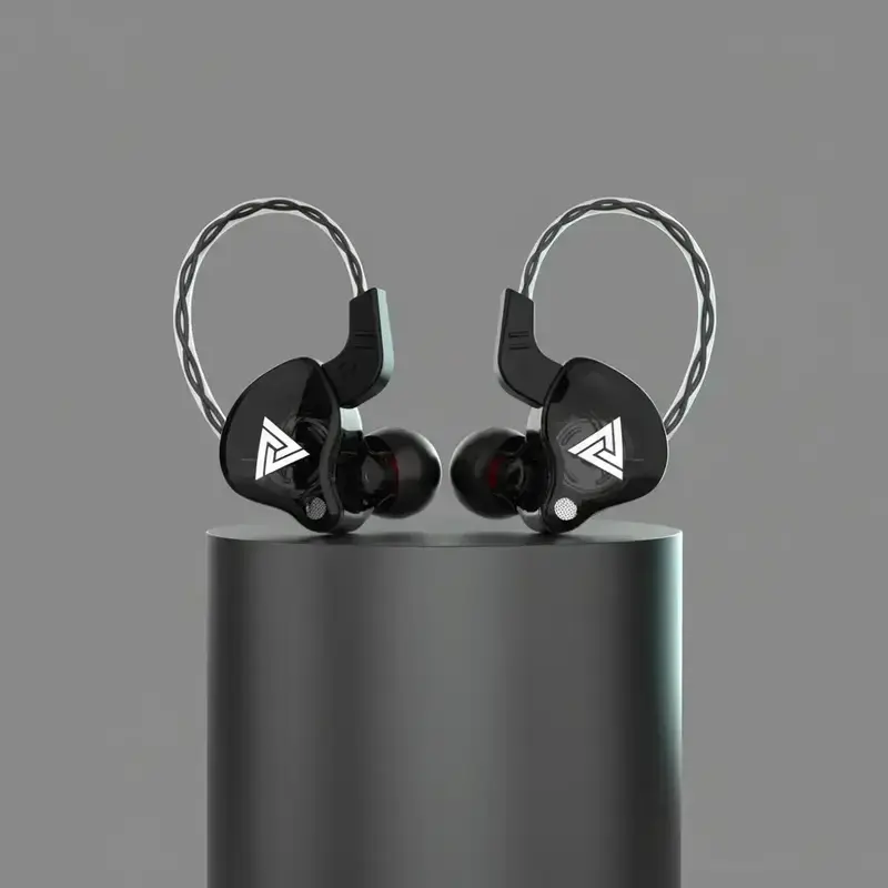 AK6 Wired Earphones, In-Ear Design with Microphone, HiFi Heavy Bass Noise-Cancelling Wired Headset for Esports Gaming and Live Streaming, High Performance Iems Wired Gaming Earbuds