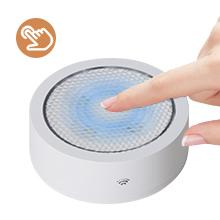 Battery Operated Wall Sconces Set of 2 - Dimmable LED Wall Lights with Remote Control, 15 Color Changeable Wall Mounted Lamps with Fabric Shade, Magnetic LED Wall Light Fixtures for Bedroom Hallway