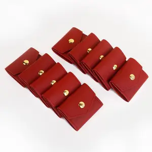 10pcs Cute Small Microfiber Leather Jewelry Storage Bags Stud Earring Ring Charm Necklace Organizer Promotional Gifts Pouches