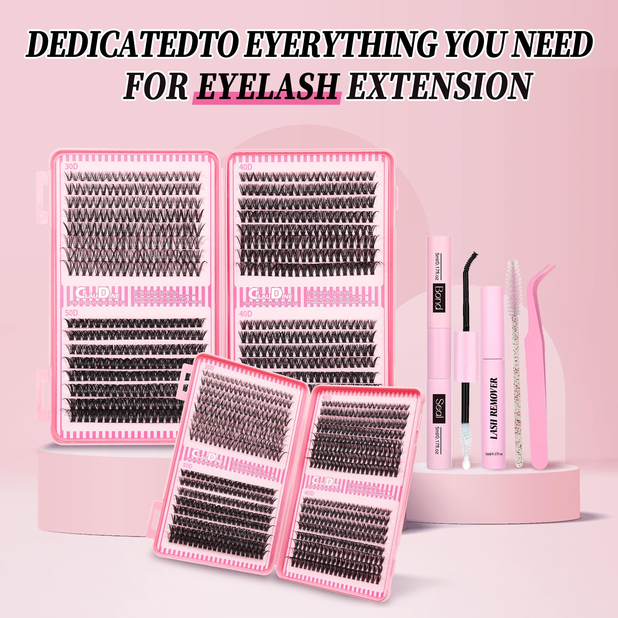 Lashes Lash Clusters Eyelashes Lash Clusters Extensions Kit Eyelash Extension Kit Eye Lashes, Lash Extension Kit Lashes Clusters KitWispy Manga Lashes, Individual Lashes Eyelash Extension Lashes Halloween Makeup 30D40D50D, D Curl 9-16mm Mixed Length