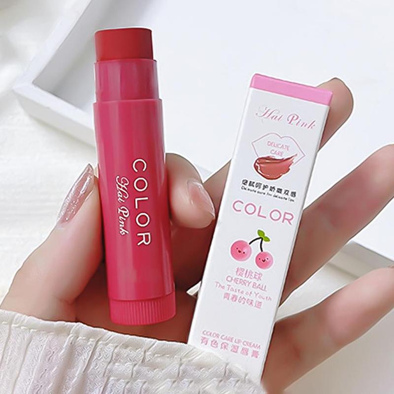 Moisturizing Lip Balm, Lip Gloss Lip Tint Lip Stain, Lip Glosses, Hydrating Anti-cracking Lip Balm Moisturizer, Glossy Plumping Lip Oil Stick, Smooth Lipstick, Suitable for All Occasions Lip Care Makeup, Color