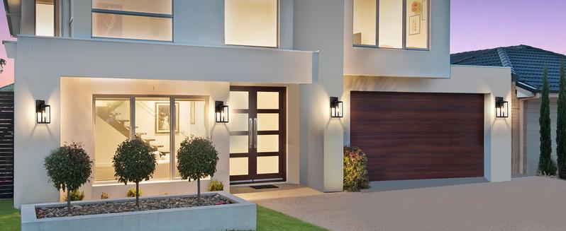 2-Pack Upgraded Motion Sensor Outdoor Wall Lights, Dusk to Dawn Porch Lights Outdoor Wall Sconce Lanterns, 3 Lighting Modes Exterior Lighting Fixtures, Black Outside Lights for House Front Door Garage(Bulbs Are Not Included))