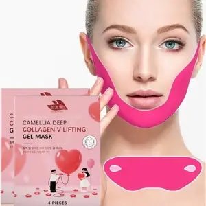 HANCHOBIT K-Beauty Chin Lifting Mask with Rosa Rugosa and Centella Asiatica Extracts - Firming and Nourishing for All Skin Types Skincare