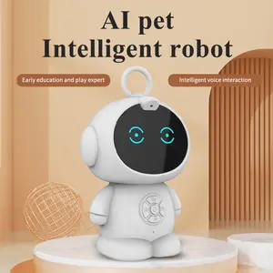 Smart AI Robot Toy for Kids, WiFi Voice Interactive Talking Robot with Stories Music Learning, Montessori Educational Early Learning Machine, Screen-Free Interactive Companion, Perfect Birthday Gift for Toddlers Boys Girls