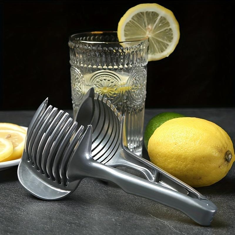 Versatile Lemon Slicer, Fruit & Tomato Cutter, Essential Household Kitchen Tool, Easy-To-Use Potato Cutter, Perfect Kitchen Accessory