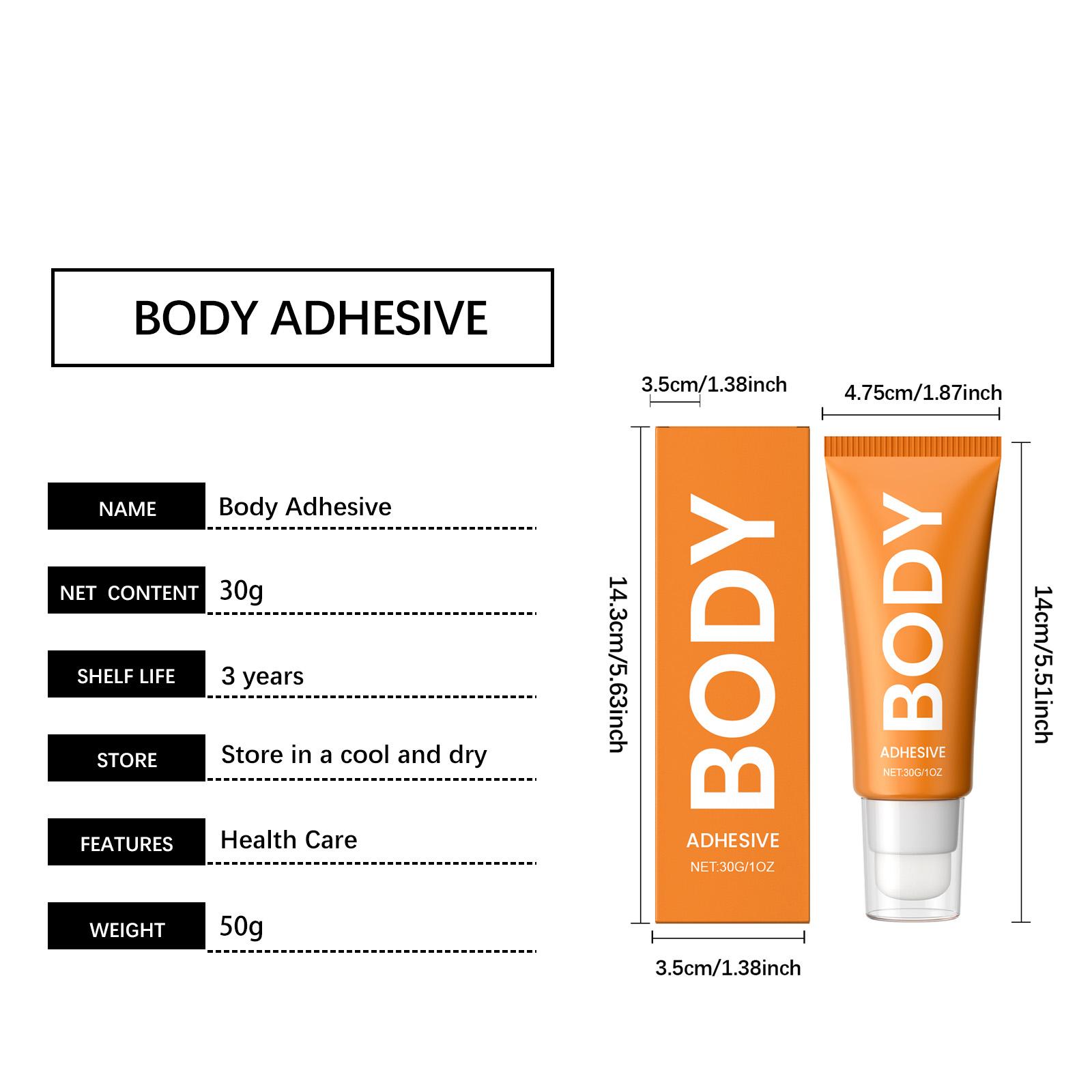 AMZ Anti-Exposure Glue Breathable Skin-Friendly Non-Slip Firm Non-Falling Lightweight Fits Clothing Daily Wear Safe Glue