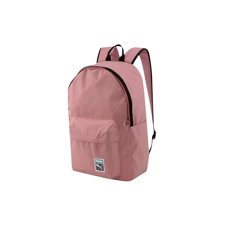 Puma Originals Retro Zip-Up Fabric Backpack for Women in Pink