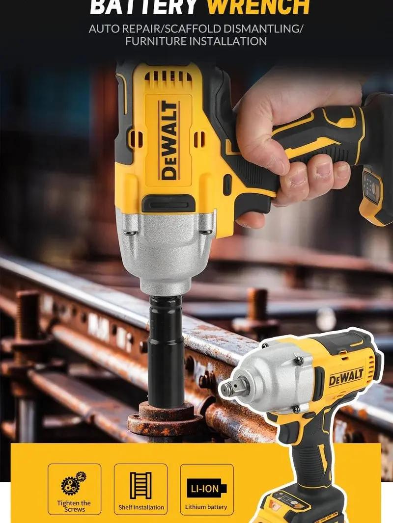 DEWALT DCF900 Impact Wrench 1/2" Inch High Torque With Hog Ring Anvil 20V Brushless Cordless Wrench Dewalt Power Tools