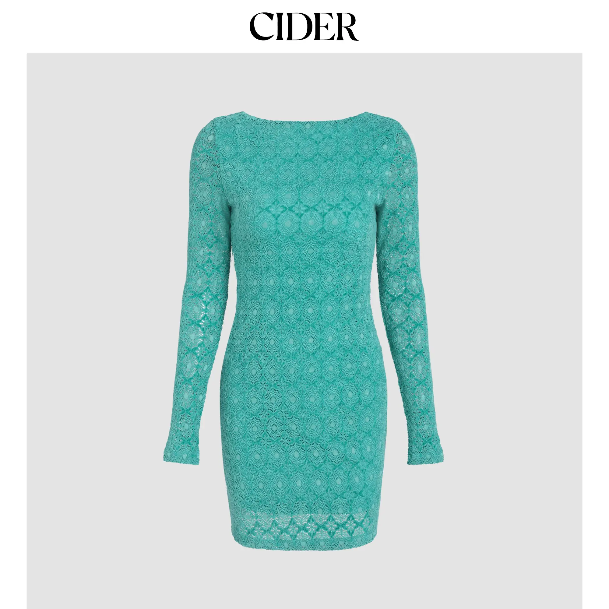 Cider [size 2-10] Solid Lace Zip Up Mini Dress SummerFinds
