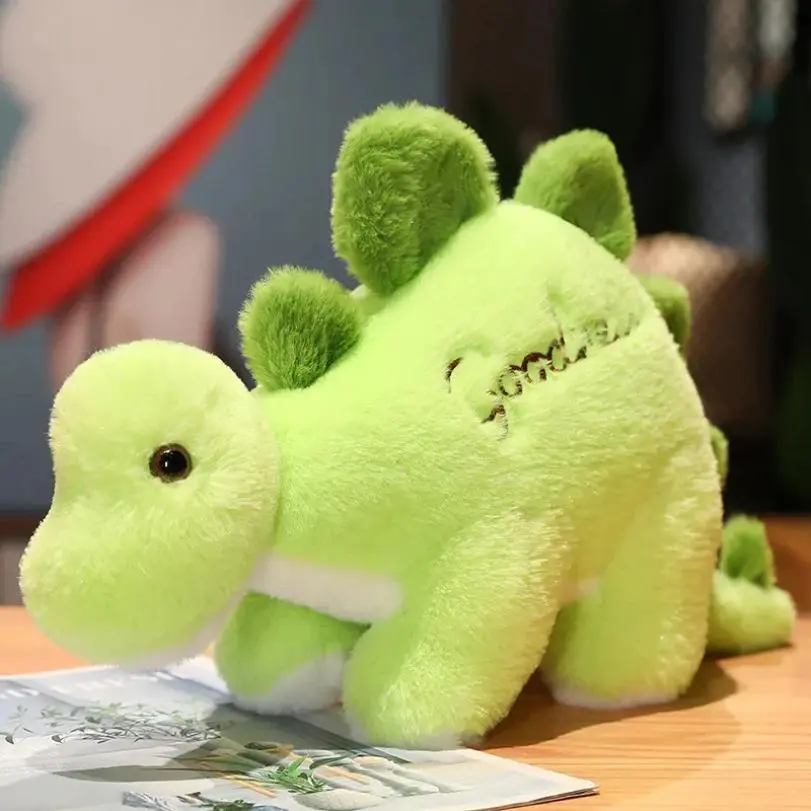 28cm Super Soft Lovely Dinosaur Plush Doll Cartoon Stuffed Animal Dino Toy for Kids Baby Hug Doll Sleep Pillow Kawaii Home Decor