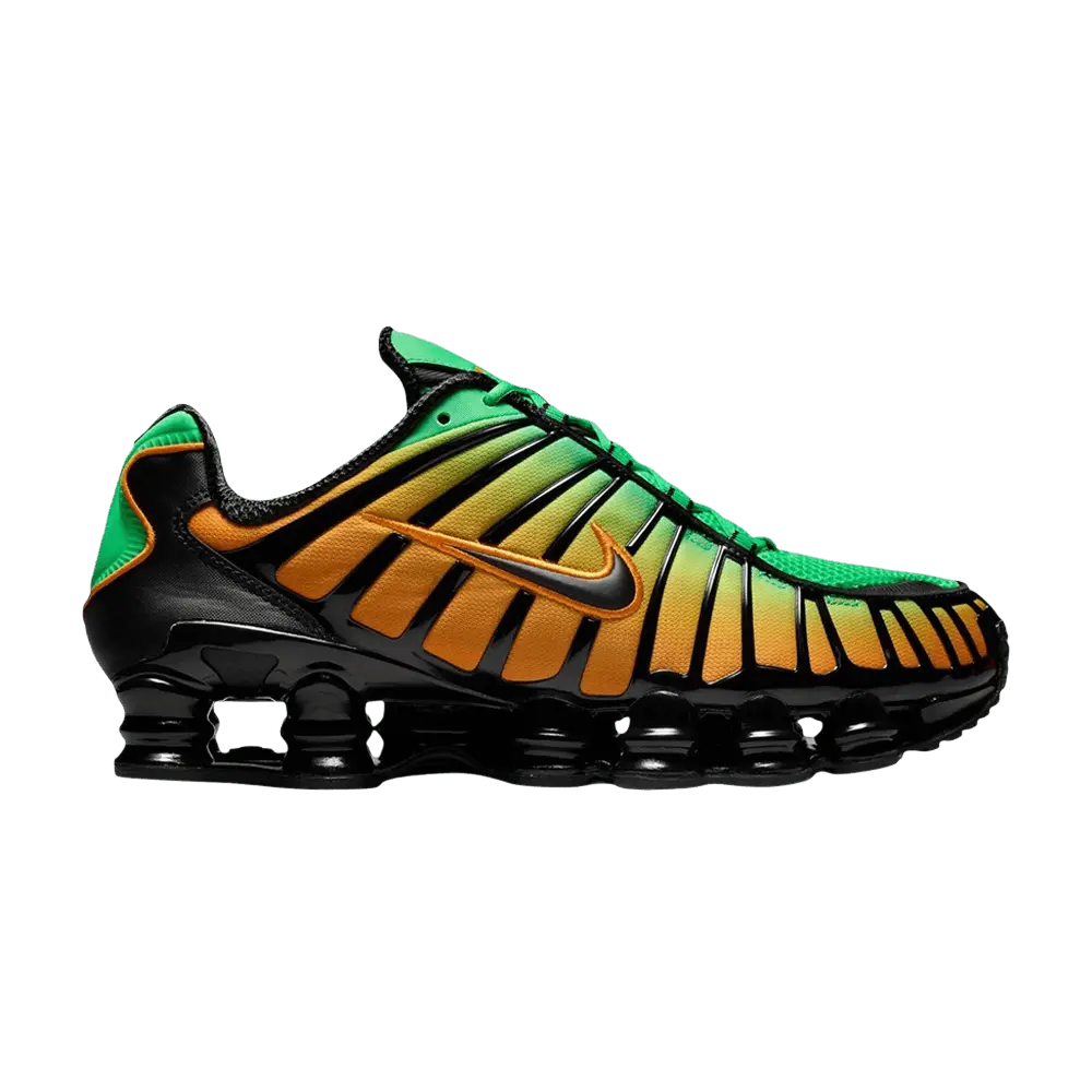 Nike Shox TL 'Green Shock Bright Ceramic' (Unisex) Green Shock/Black/Bright Ceramic/Black kids casual shoes AV3595 301