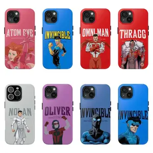 Invincible Super Hero phone Cases For iPhone 17/16/15/14/13/12 Promax Pro Plus & Samsung Galaxy S26-S22 Ultra Plus,The perfect gift for holidays, birthdays and parties.
