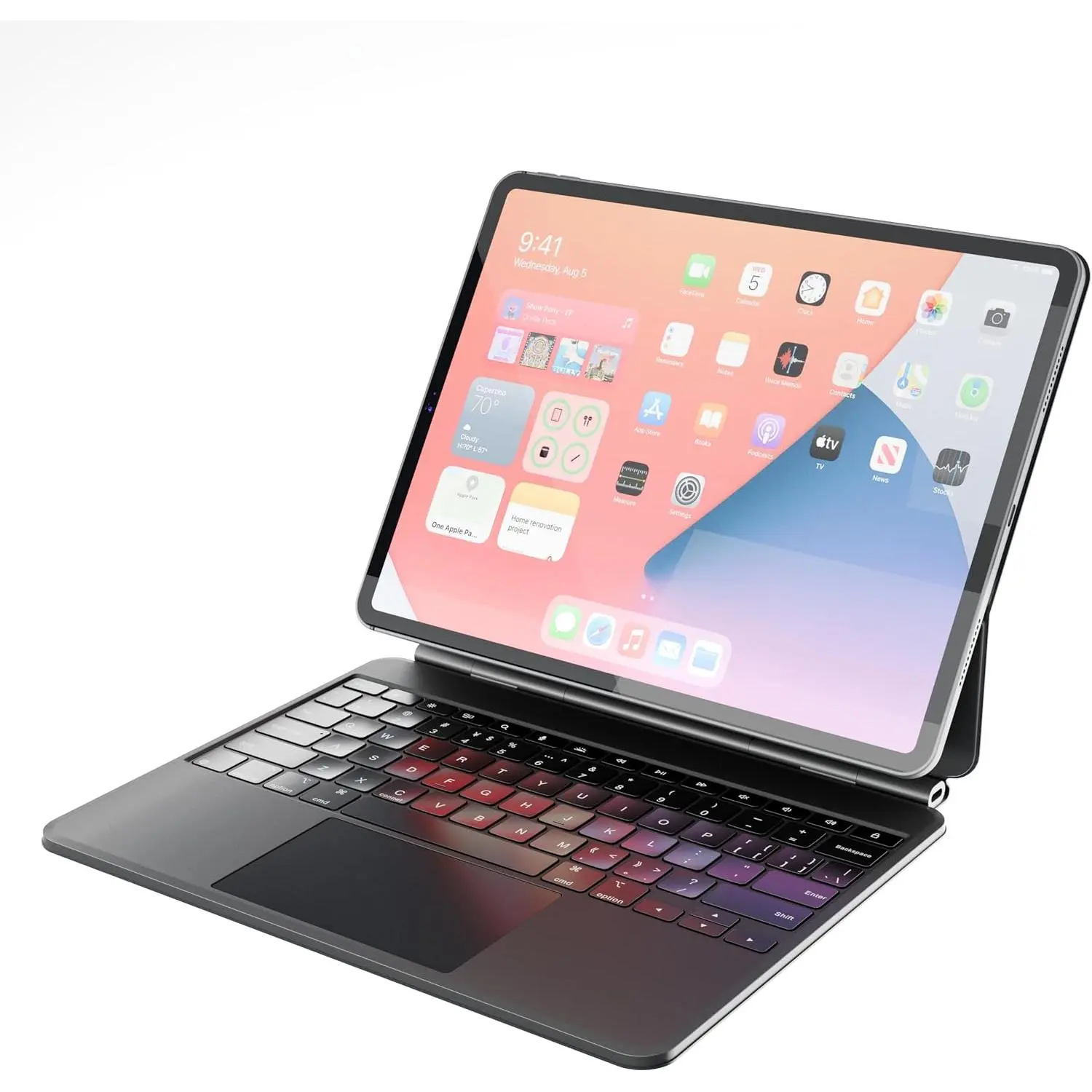 Magic Keyboard with Trackpad for iPad Pro (M4/M5) Ultra-Slim Folio Case with Multi- Gestures,Backlit, Rechargeable  – Compatible with 11-inch Model, Black (M4/M5)