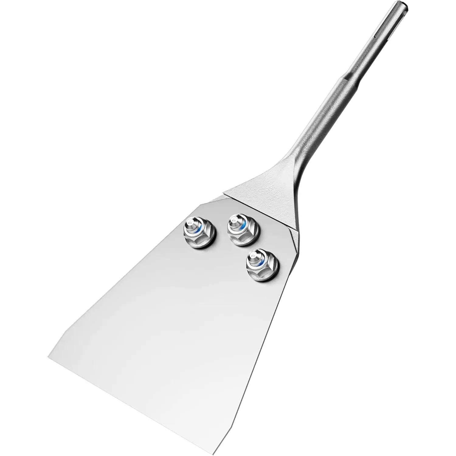 11 Inch Long SDS Plus Shank Floor Scraper, 5 Inch Wide 40 Cr Thin-Set Scaling Chisel, Removal Tools for Thin-Set Mortar Tile Adhesive