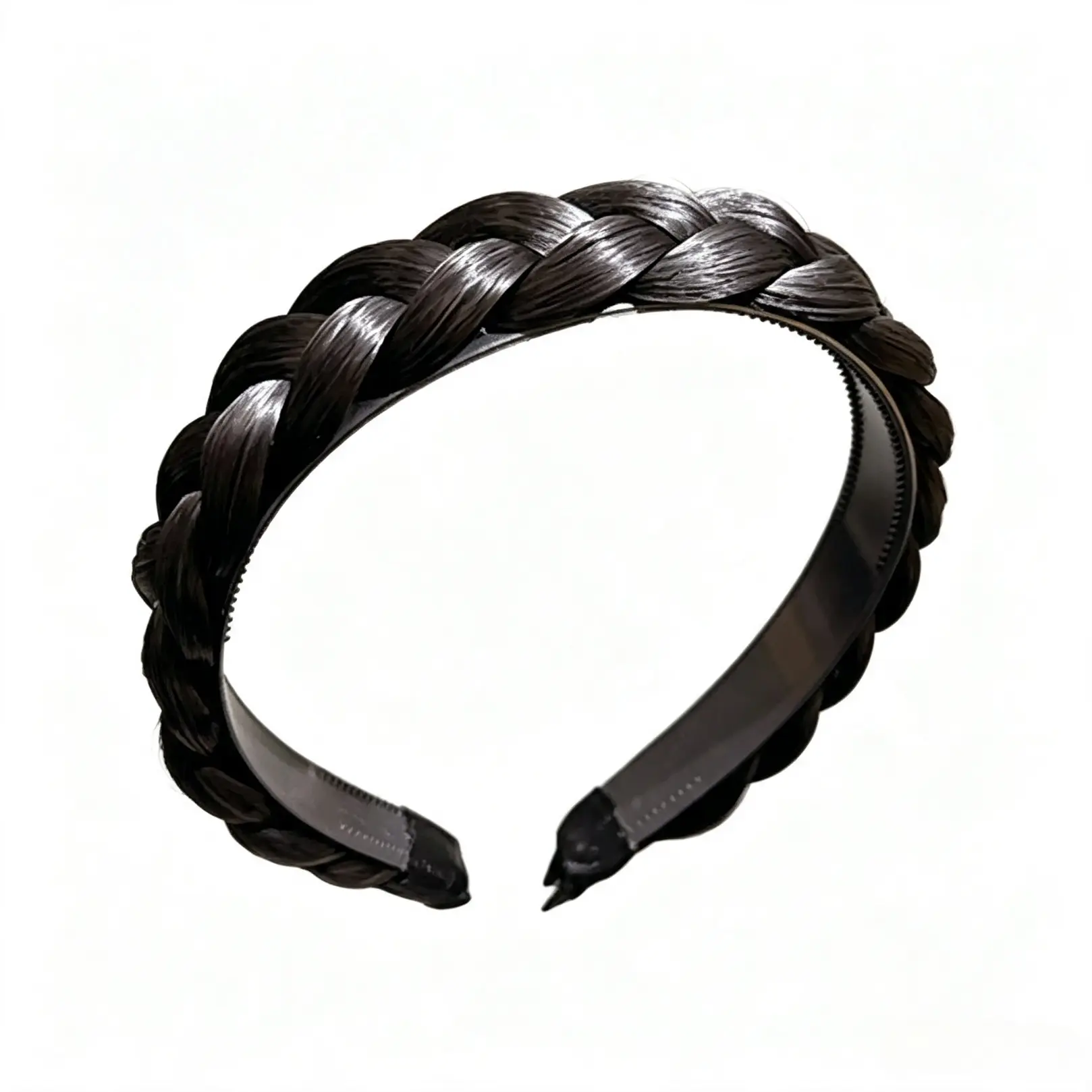 Synthetic Fishbone Braided Headband For Women & Girls, Faux Braid Hairband, Stylish Hair Accessory Suitable For Daily Outfits, Casual Looks And Everyday Hair Styling