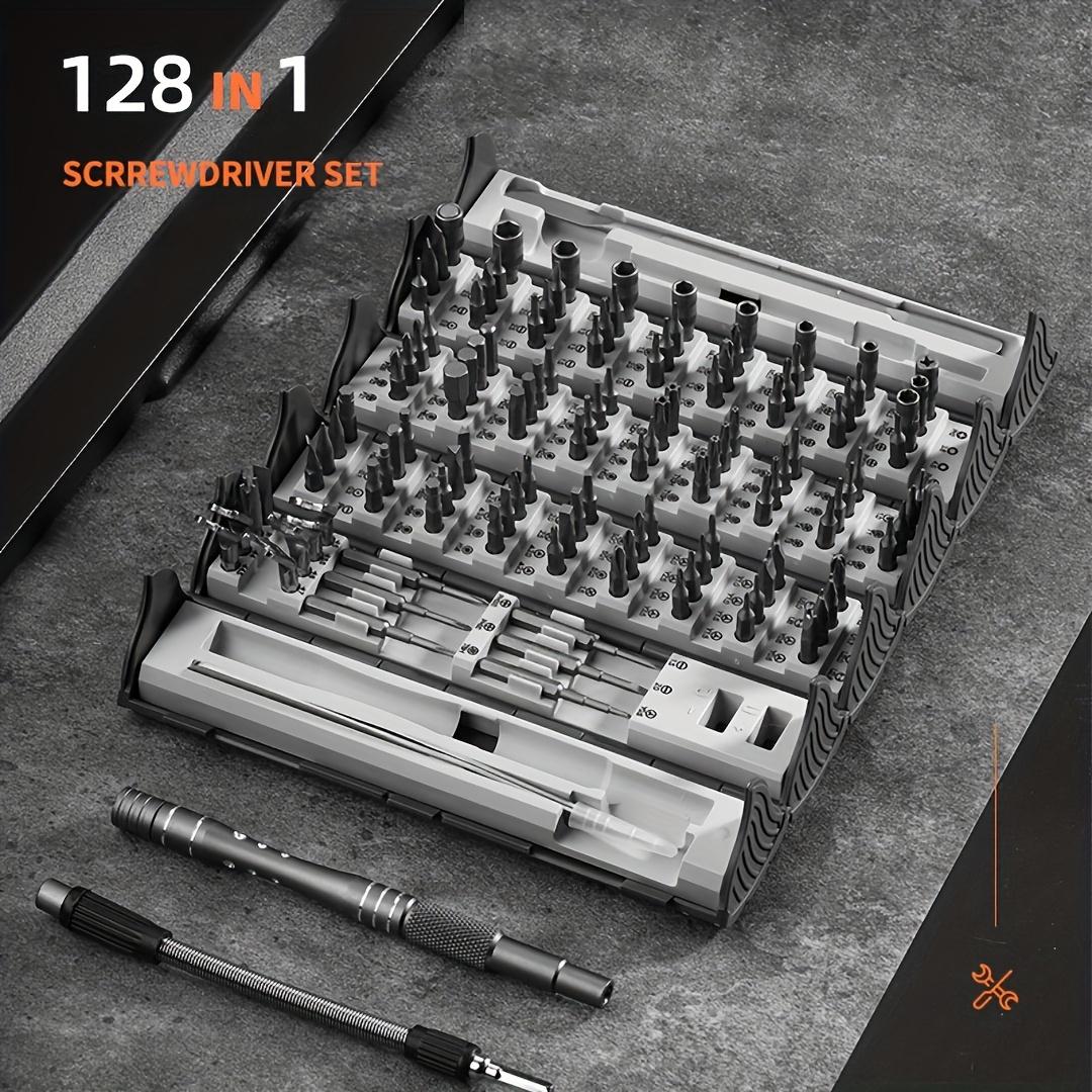 128-In-1 Precision Screwdriver, Multifunctional Electronic Devices Repair & Assembly Tool, Tool Kits With Storage Box