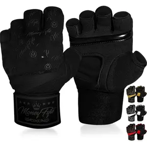 Quick Gel Boxing Wraps Under Boxing Gloves - Kickboxing MMA Muay Thai - Fist, Knuckle, Wrist Wrap Protection Inner Glove Hand Wraps - Men Women
