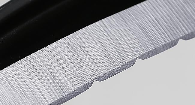 Japanese Sickle Long Handle 45" [Triple Edged Blade] Grass Sickle Stand Up Tool, Japanese Carbon Blade, Japan