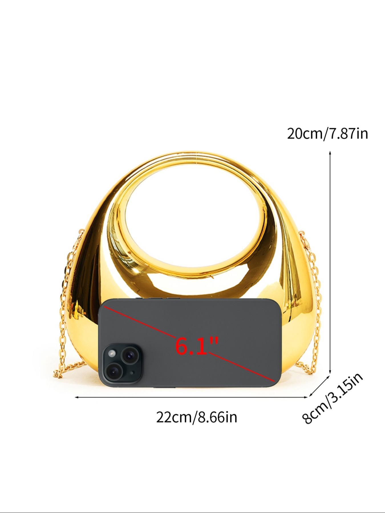 Women's Fashionable Acrylic Shell Design Crossbody Bag, Casual Versatile Shoulder Bag for Daily Used, Trendy All-match Commuter Bag, Casual Handbag Satchel, Fashionable Bling Bag